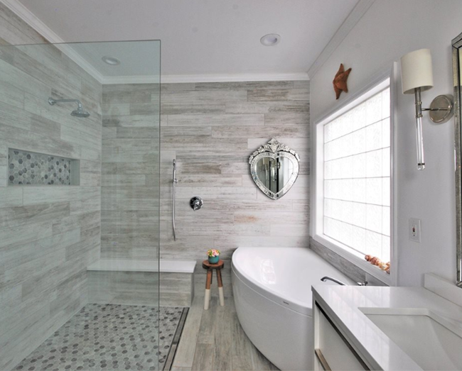 shower tub arrangements contemporary