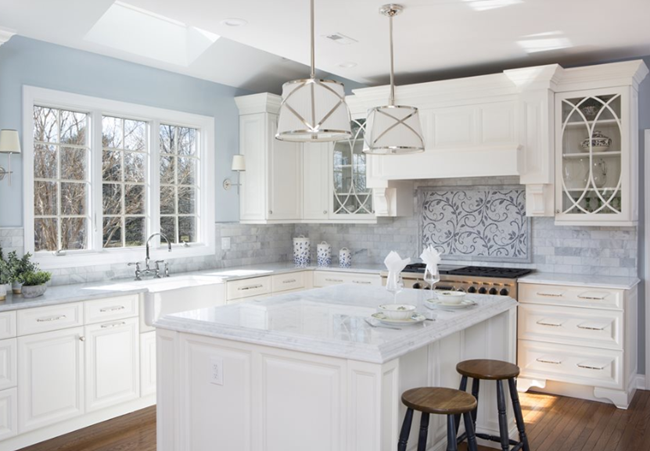 Kitchen Islands in White