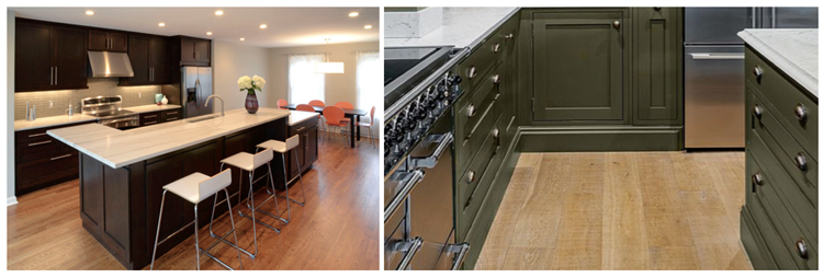 Best Wood Floor Color for Cabinets is