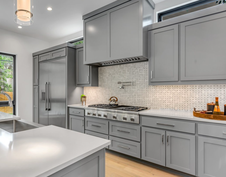 Modern Grey Kitchen Cabinets