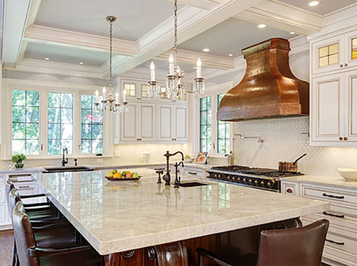 custom range hoods copper