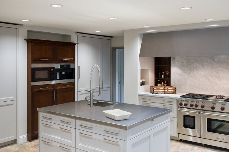 Stainless Steel Top Kitchen Island