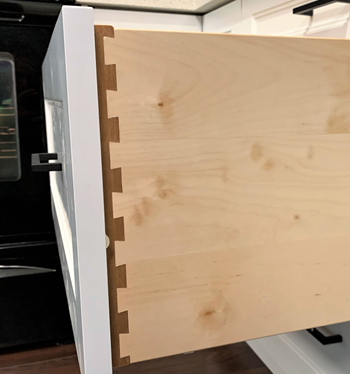 Dovetail Cabinet Drawers are Stronger Than Glued Options